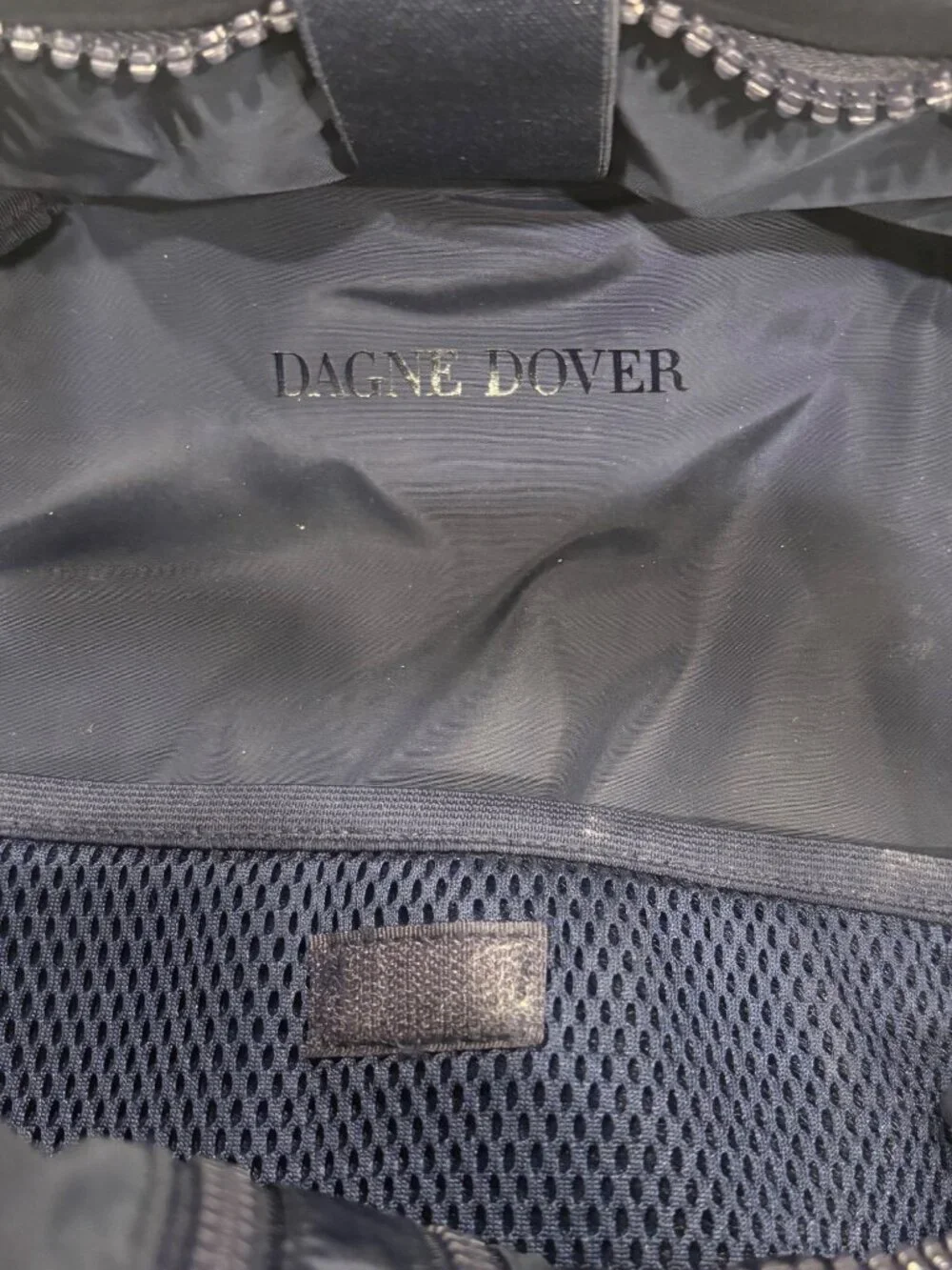 Dagne Dover Neoprene Backpack Navy Blue Travel Laptop School Everyday Bag